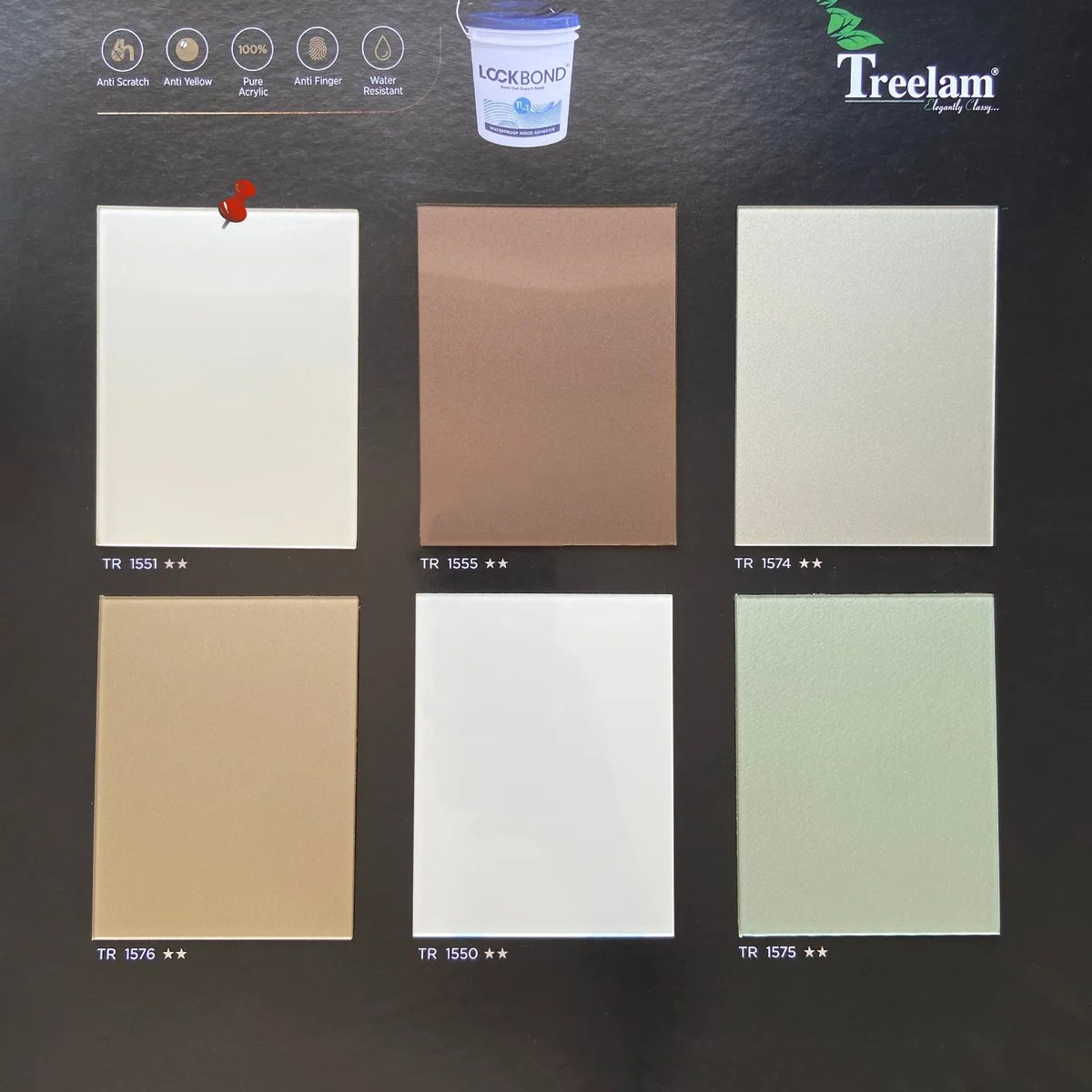 Treelam Ontari 1.5 MM Metallic Glossy Acrylic Laminates (Mica/Sunmica) - TR 1551