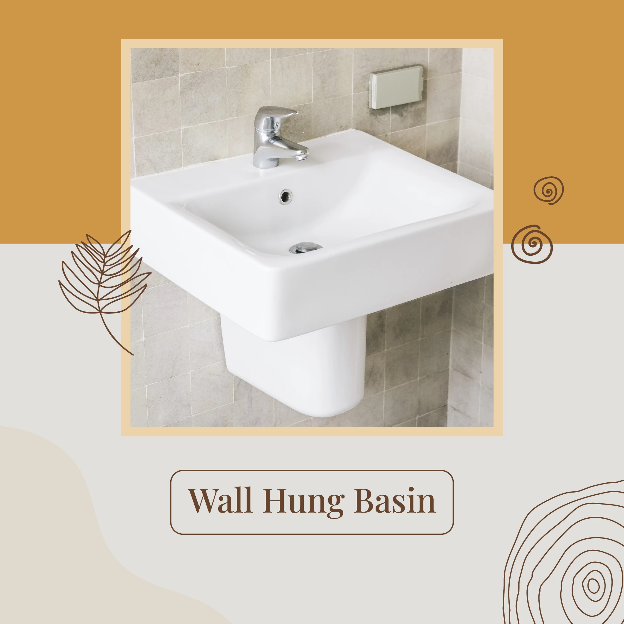 Wall Hung Basin - Buy Premium Quality Wall Mounted Wash Basin Online at ...