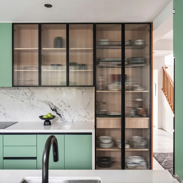 Fluted glass acrylic